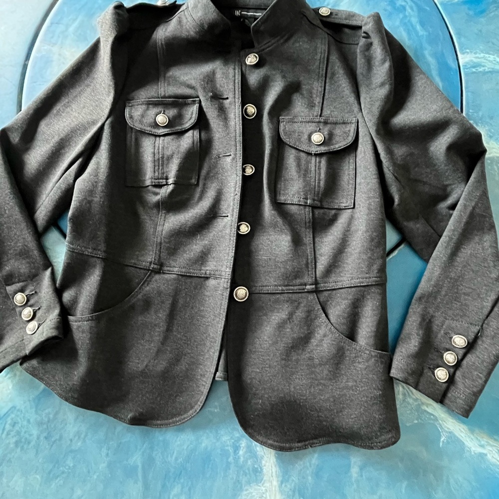 INC International Concepts Charcoal Jacket